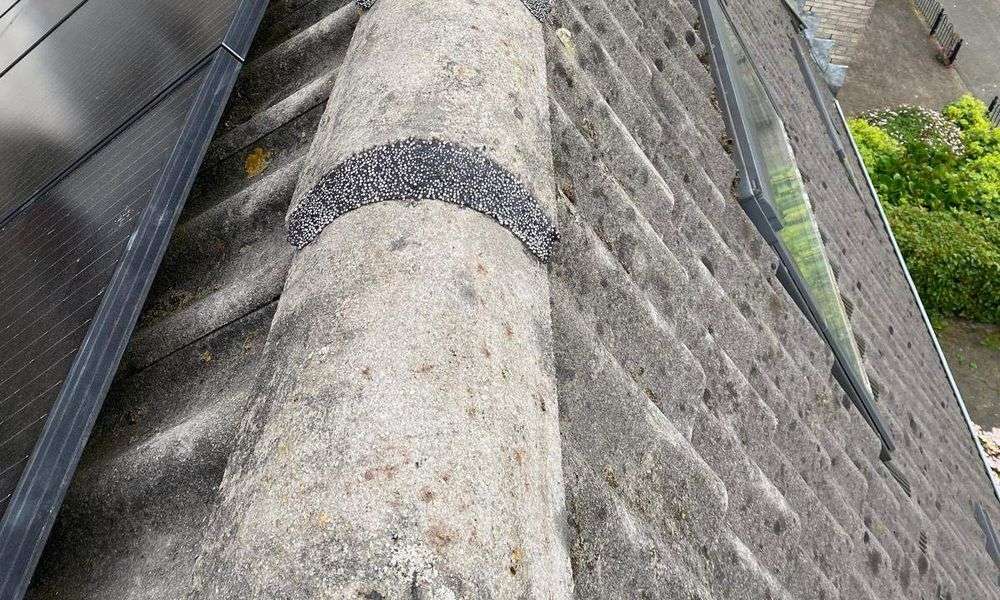 Vervangen van nokvorsten Bennekom Nokvorsten zijn opnieuw vastgezet